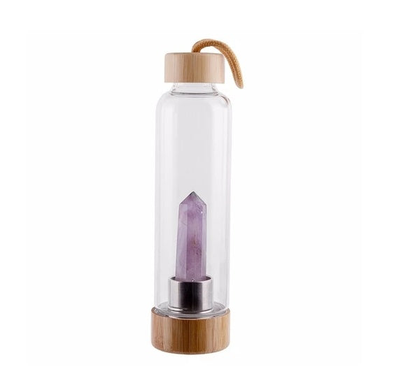 Crystal & Bamboo Water Bottle