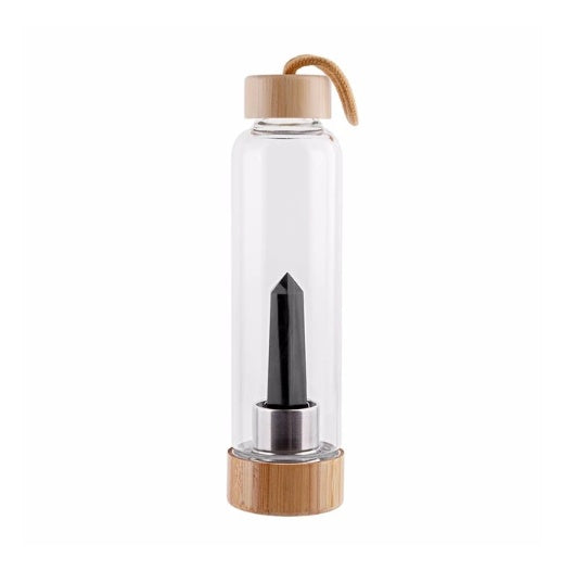 Crystal & Bamboo Water Bottle