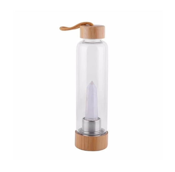 Crystal & Bamboo Water Bottle