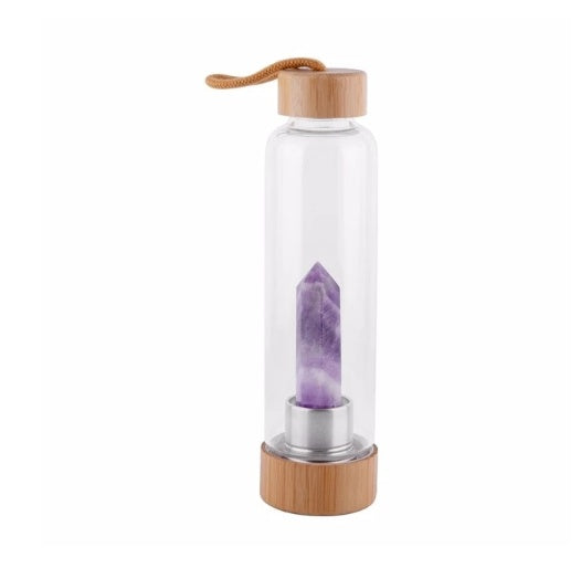 Crystal & Bamboo Water Bottle